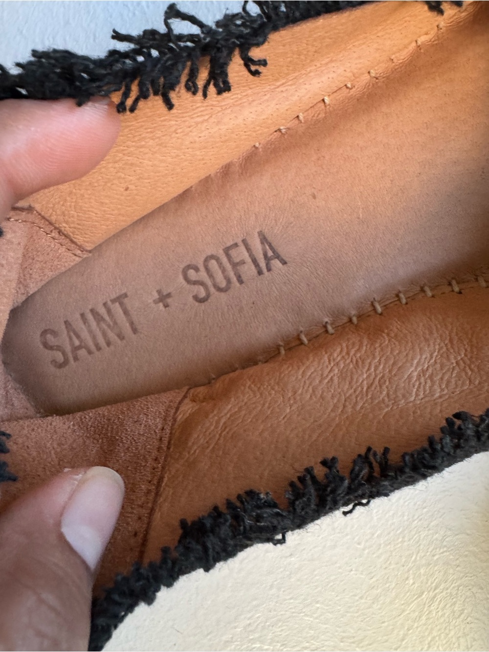 Saint + Sofia Ivy Frayed Espadrille Pumps size 41 - Picture 7 of 7